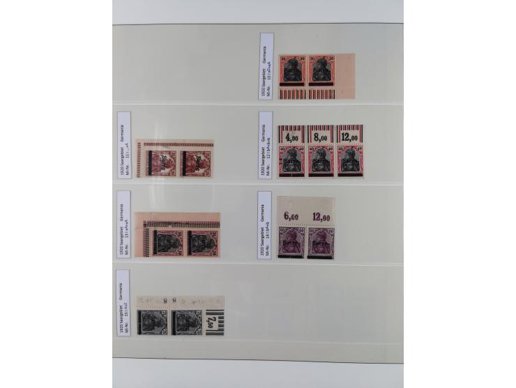 1920/59, in den Hauptnummern stark überkomplette fast ausnahmslos postfrische Sammlung inkl. Dienstmarken, dabei Mi.-Nr. 1-17