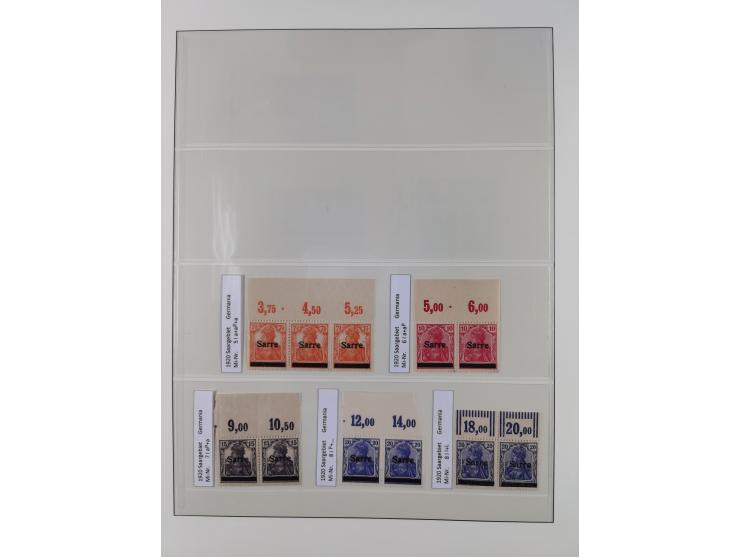 1920/59, in den Hauptnummern stark überkomplette fast ausnahmslos postfrische Sammlung inkl. Dienstmarken, dabei Mi.-Nr. 1-17