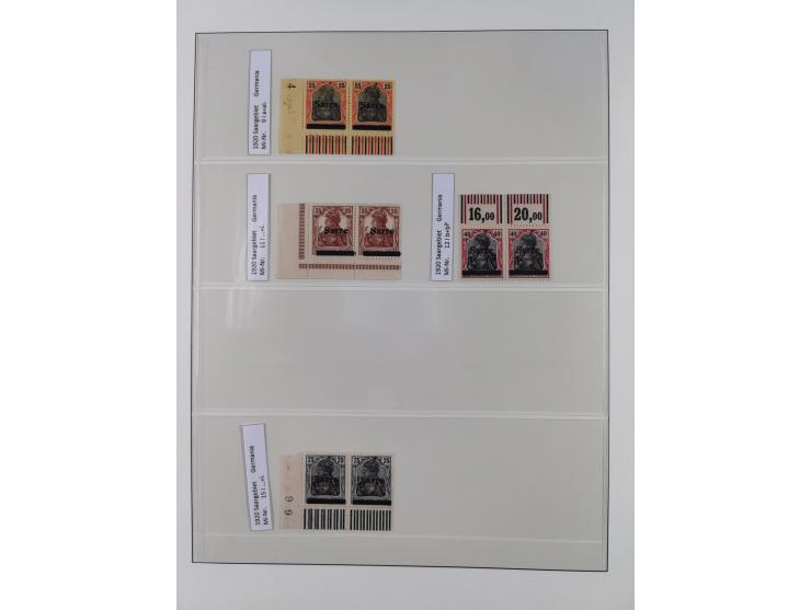 1920/59, in den Hauptnummern stark überkomplette fast ausnahmslos postfrische Sammlung inkl. Dienstmarken, dabei Mi.-Nr. 1-17