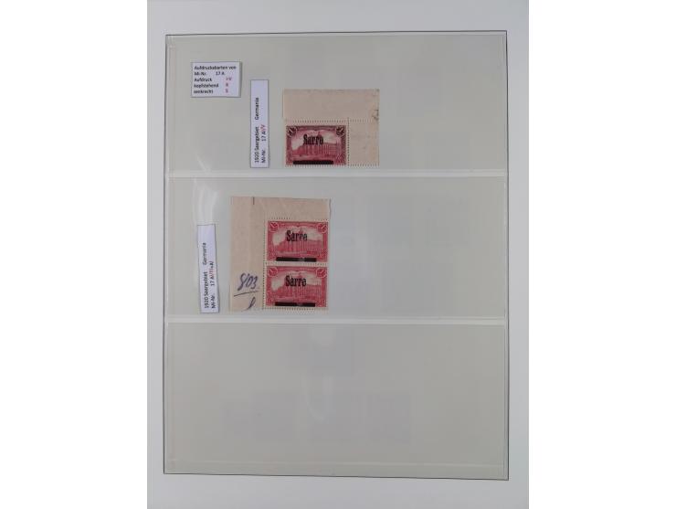 1920/59, in den Hauptnummern stark überkomplette fast ausnahmslos postfrische Sammlung inkl. Dienstmarken, dabei Mi.-Nr. 1-17