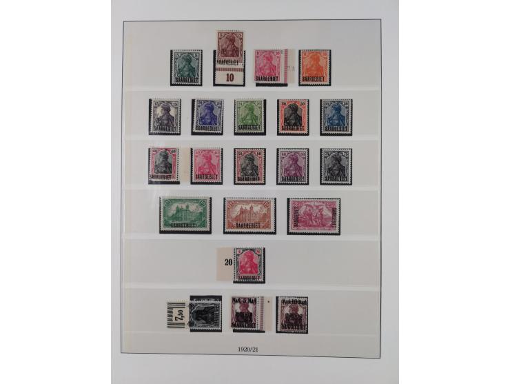 1920/59, in den Hauptnummern stark überkomplette fast ausnahmslos postfrische Sammlung inkl. Dienstmarken, dabei Mi.-Nr. 1-17