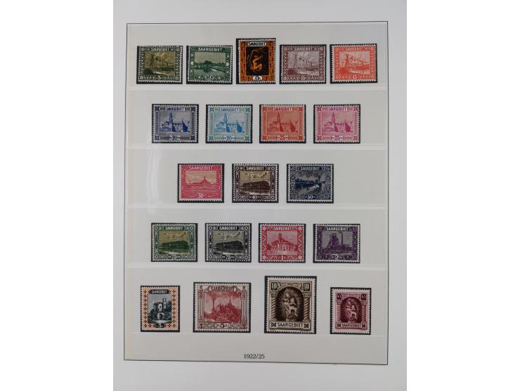 1920/59, in den Hauptnummern stark überkomplette fast ausnahmslos postfrische Sammlung inkl. Dienstmarken, dabei Mi.-Nr. 1-17