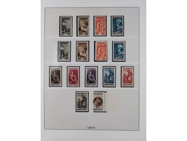 1920/59, in den Hauptnummern stark überkomplette fast ausnahmslos postfrische Sammlung inkl. Dienstmarken, dabei Mi.-Nr. 1-17