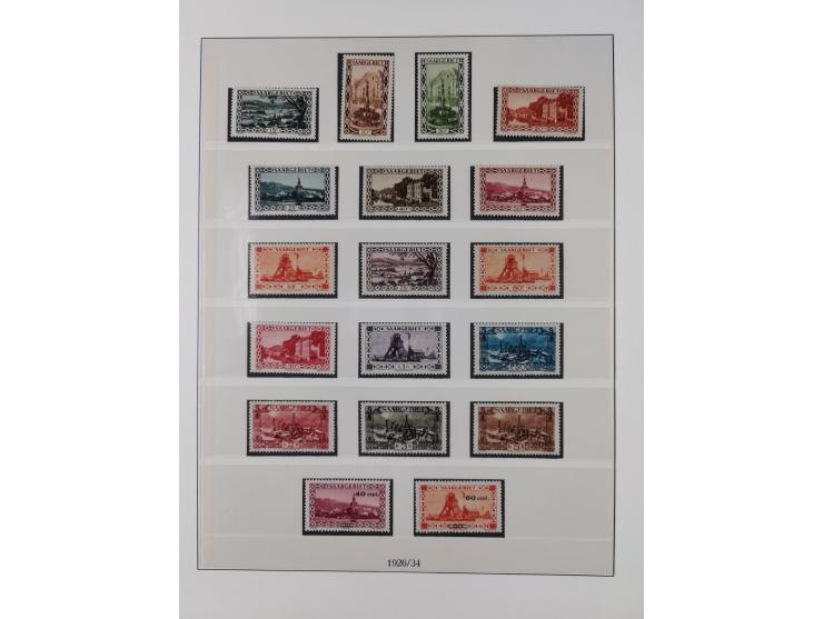 1920/59, in den Hauptnummern stark überkomplette fast ausnahmslos postfrische Sammlung inkl. Dienstmarken, dabei Mi.-Nr. 1-17