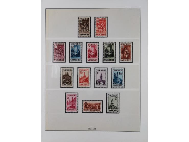 1920/59, in den Hauptnummern stark überkomplette fast ausnahmslos postfrische Sammlung inkl. Dienstmarken, dabei Mi.-Nr. 1-17