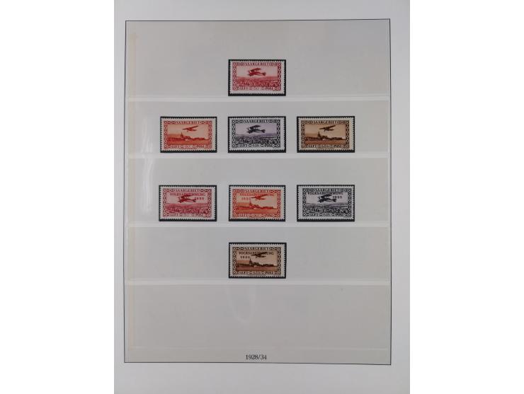 1920/59, in den Hauptnummern stark überkomplette fast ausnahmslos postfrische Sammlung inkl. Dienstmarken, dabei Mi.-Nr. 1-17