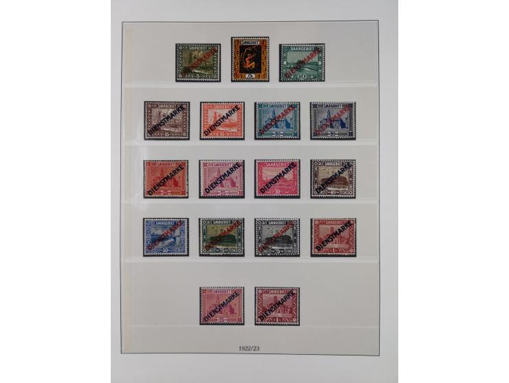 1920/59, in den Hauptnummern stark überkomplette fast ausnahmslos postfrische Sammlung inkl. Dienstmarken, dabei Mi.-Nr. 1-17