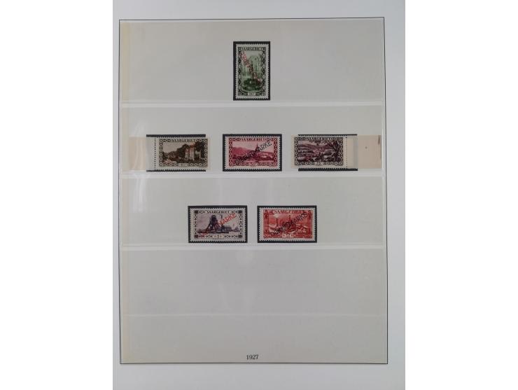 1920/59, in den Hauptnummern stark überkomplette fast ausnahmslos postfrische Sammlung inkl. Dienstmarken, dabei Mi.-Nr. 1-17