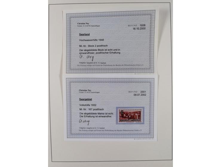 1920/59, in den Hauptnummern stark überkomplette fast ausnahmslos postfrische Sammlung inkl. Dienstmarken, dabei Mi.-Nr. 1-17