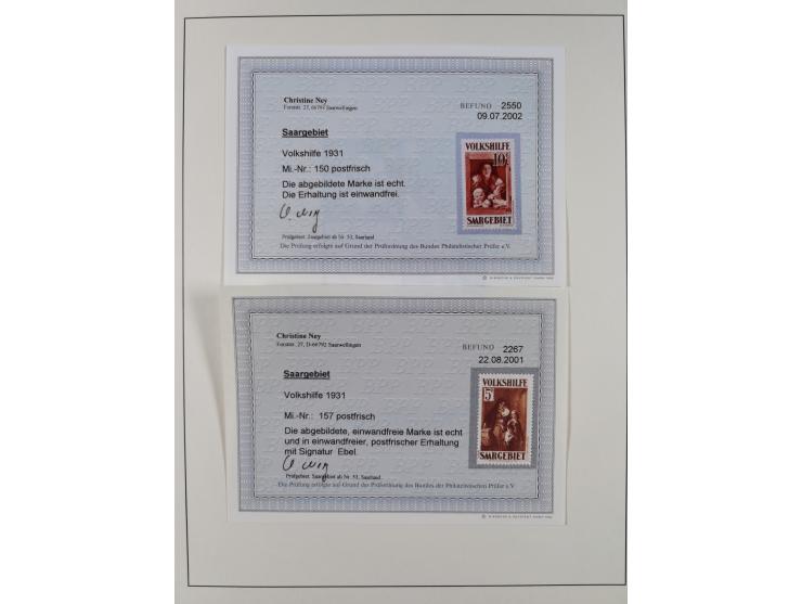 1920/59, in den Hauptnummern stark überkomplette fast ausnahmslos postfrische Sammlung inkl. Dienstmarken, dabei Mi.-Nr. 1-17