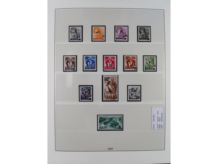 1920/59, in den Hauptnummern stark überkomplette fast ausnahmslos postfrische Sammlung inkl. Dienstmarken, dabei Mi.-Nr. 1-17