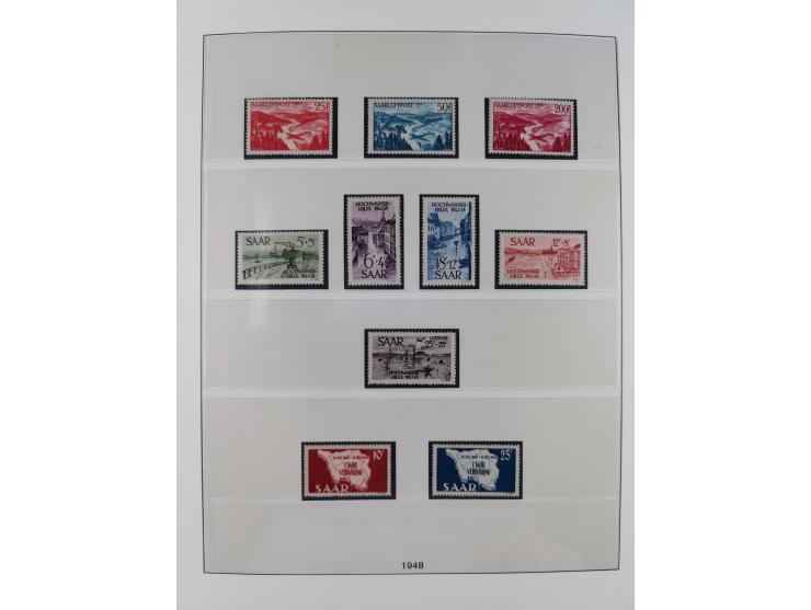 1920/59, in den Hauptnummern stark überkomplette fast ausnahmslos postfrische Sammlung inkl. Dienstmarken, dabei Mi.-Nr. 1-17