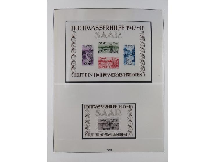 1920/59, in den Hauptnummern stark überkomplette fast ausnahmslos postfrische Sammlung inkl. Dienstmarken, dabei Mi.-Nr. 1-17