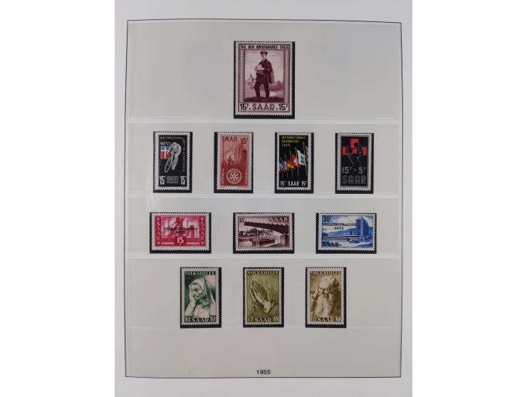 1920/59, in den Hauptnummern stark überkomplette fast ausnahmslos postfrische Sammlung inkl. Dienstmarken, dabei Mi.-Nr. 1-17