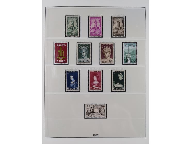 1920/59, in den Hauptnummern stark überkomplette fast ausnahmslos postfrische Sammlung inkl. Dienstmarken, dabei Mi.-Nr. 1-17