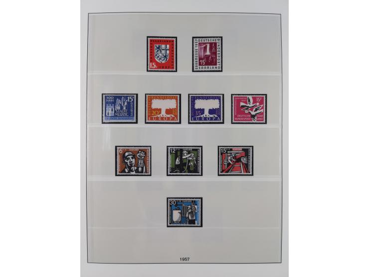 1920/59, in den Hauptnummern stark überkomplette fast ausnahmslos postfrische Sammlung inkl. Dienstmarken, dabei Mi.-Nr. 1-17