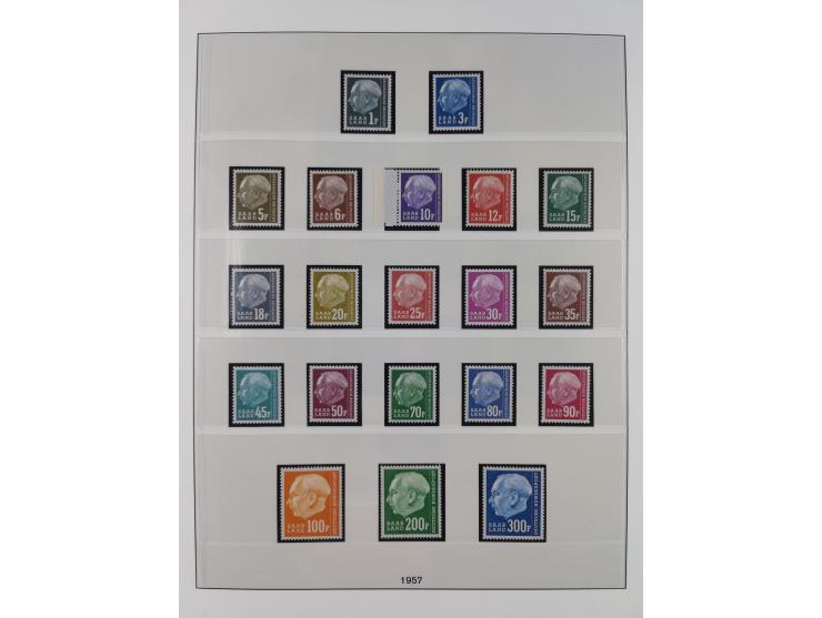1920/59, in den Hauptnummern stark überkomplette fast ausnahmslos postfrische Sammlung inkl. Dienstmarken, dabei Mi.-Nr. 1-17