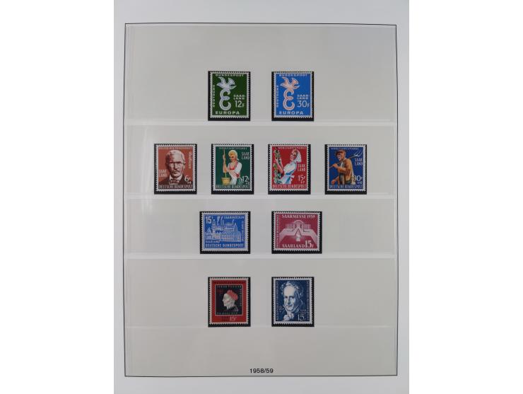 1920/59, in den Hauptnummern stark überkomplette fast ausnahmslos postfrische Sammlung inkl. Dienstmarken, dabei Mi.-Nr. 1-17