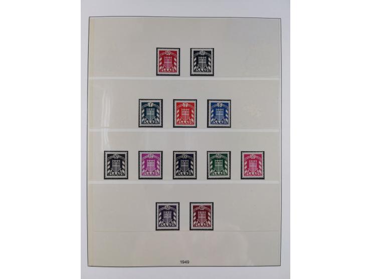 1920/59, in den Hauptnummern stark überkomplette fast ausnahmslos postfrische Sammlung inkl. Dienstmarken, dabei Mi.-Nr. 1-17