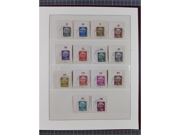 1920/59, in den Hauptnummern stark überkomplette fast ausnahmslos postfrische Sammlung inkl. Dienstmarken, dabei Mi.-Nr. 1-17