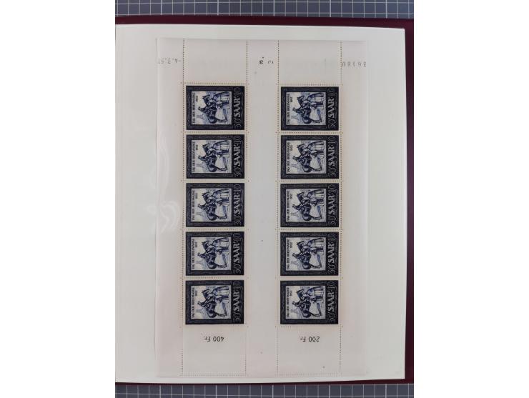 1920/59, in den Hauptnummern stark überkomplette fast ausnahmslos postfrische Sammlung inkl. Dienstmarken, dabei Mi.-Nr. 1-17