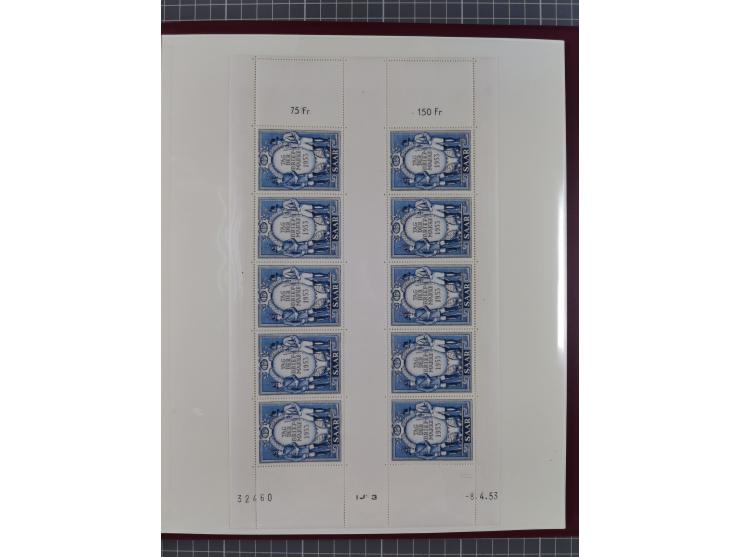 1920/59, in den Hauptnummern stark überkomplette fast ausnahmslos postfrische Sammlung inkl. Dienstmarken, dabei Mi.-Nr. 1-17