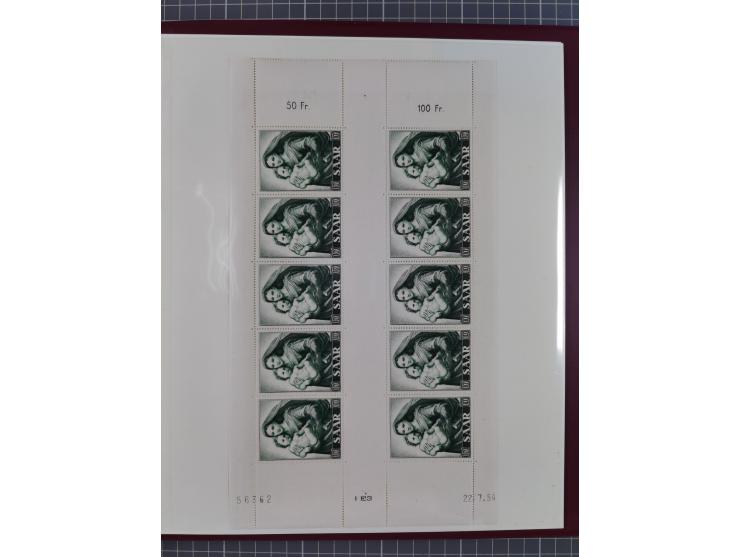 1920/59, in den Hauptnummern stark überkomplette fast ausnahmslos postfrische Sammlung inkl. Dienstmarken, dabei Mi.-Nr. 1-17