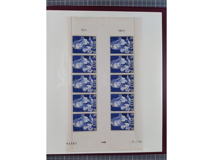 1920/59, in den Hauptnummern stark überkomplette fast ausnahmslos postfrische Sammlung inkl. Dienstmarken, dabei Mi.-Nr. 1-17