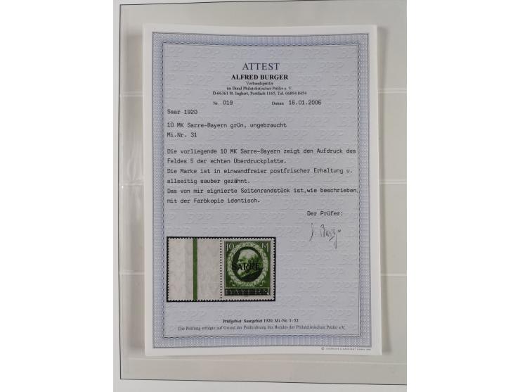 1920/59, in den Hauptnummern stark überkomplette fast ausnahmslos postfrische Sammlung inkl. Dienstmarken, dabei Mi.-Nr. 1-17