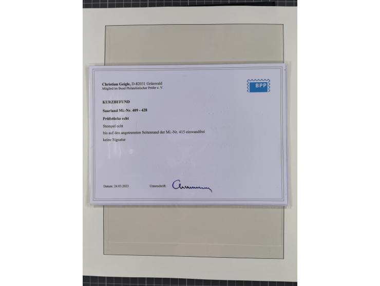 1920/59, in den Hauptnummern stark überkomplette fast ausnahmslos postfrische Sammlung inkl. Dienstmarken, dabei Mi.-Nr. 1-17