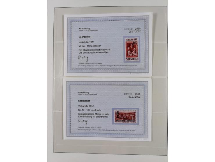 1920/59, in den Hauptnummern stark überkomplette fast ausnahmslos postfrische Sammlung inkl. Dienstmarken, dabei Mi.-Nr. 1-17