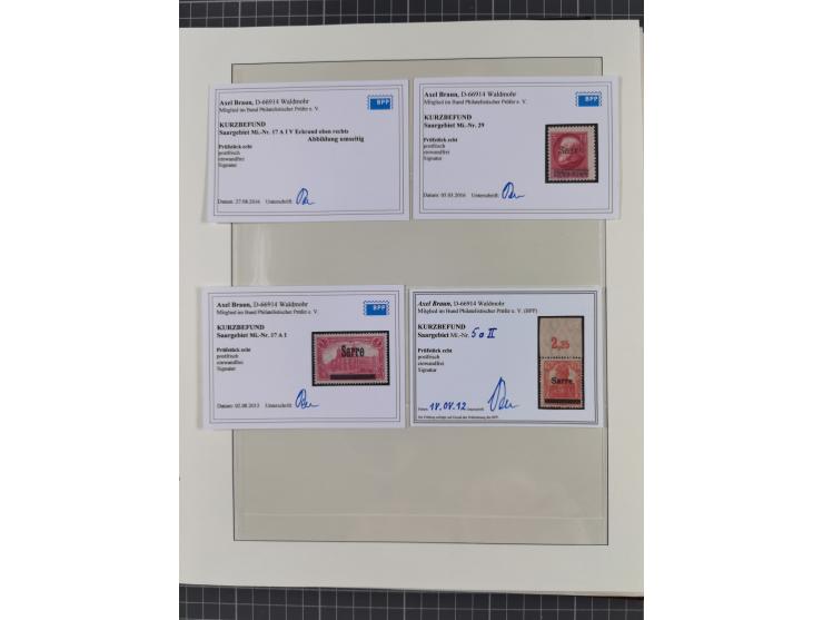 1920/59, in den Hauptnummern stark überkomplette fast ausnahmslos postfrische Sammlung inkl. Dienstmarken, dabei Mi.-Nr. 1-17