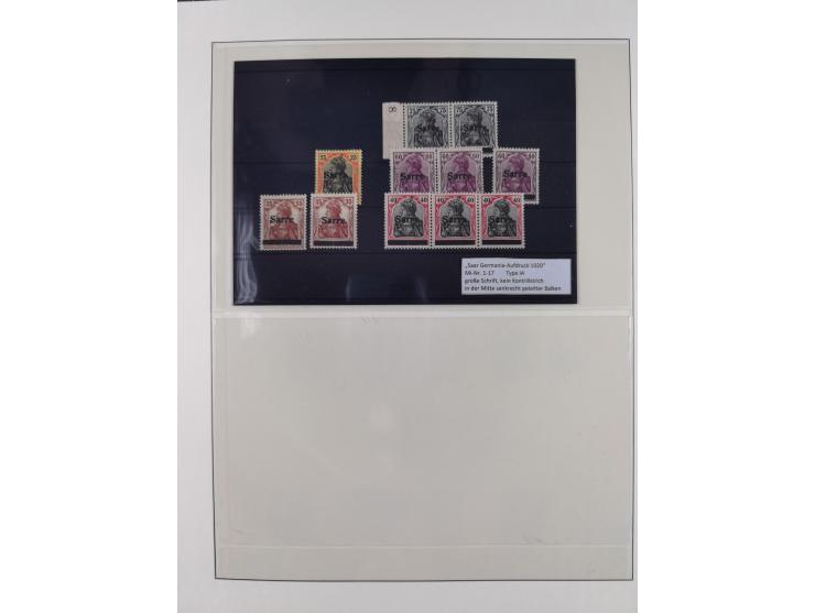 1920/59, in den Hauptnummern stark überkomplette fast ausnahmslos postfrische Sammlung inkl. Dienstmarken, dabei Mi.-Nr. 1-17