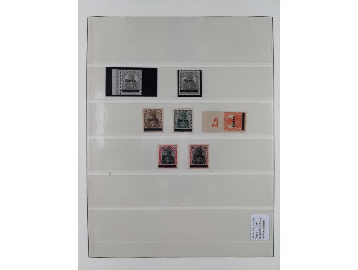 1920/59, in den Hauptnummern stark überkomplette fast ausnahmslos postfrische Sammlung inkl. Dienstmarken, dabei Mi.-Nr. 1-17