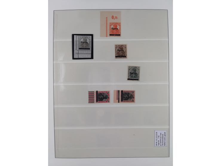 1920/59, in den Hauptnummern stark überkomplette fast ausnahmslos postfrische Sammlung inkl. Dienstmarken, dabei Mi.-Nr. 1-17