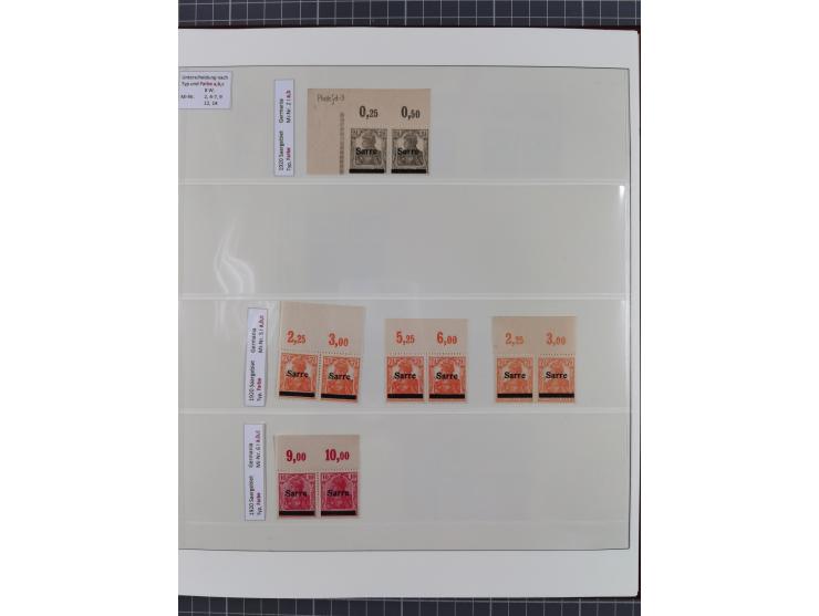 1920/59, in den Hauptnummern stark überkomplette fast ausnahmslos postfrische Sammlung inkl. Dienstmarken, dabei Mi.-Nr. 1-17