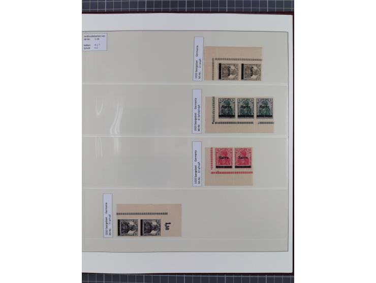 1920/59, in den Hauptnummern stark überkomplette fast ausnahmslos postfrische Sammlung inkl. Dienstmarken, dabei Mi.-Nr. 1-17