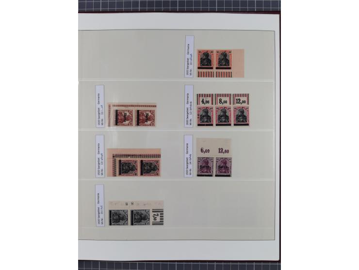 1920/59, in den Hauptnummern stark überkomplette fast ausnahmslos postfrische Sammlung inkl. Dienstmarken, dabei Mi.-Nr. 1-17