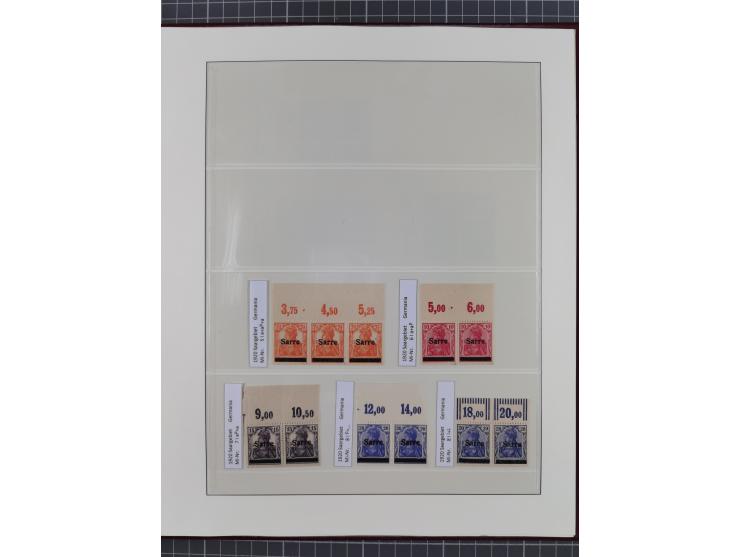 1920/59, in den Hauptnummern stark überkomplette fast ausnahmslos postfrische Sammlung inkl. Dienstmarken, dabei Mi.-Nr. 1-17