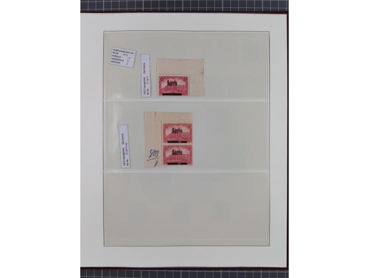 1920/59, in den Hauptnummern stark überkomplette fast ausnahmslos postfrische Sammlung inkl. Dienstmarken, dabei Mi.-Nr. 1-17