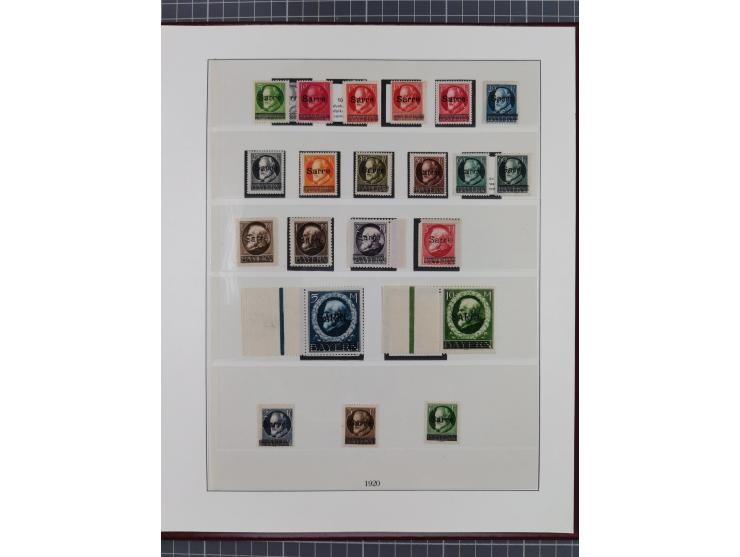 1920/59, in den Hauptnummern stark überkomplette fast ausnahmslos postfrische Sammlung inkl. Dienstmarken, dabei Mi.-Nr. 1-17