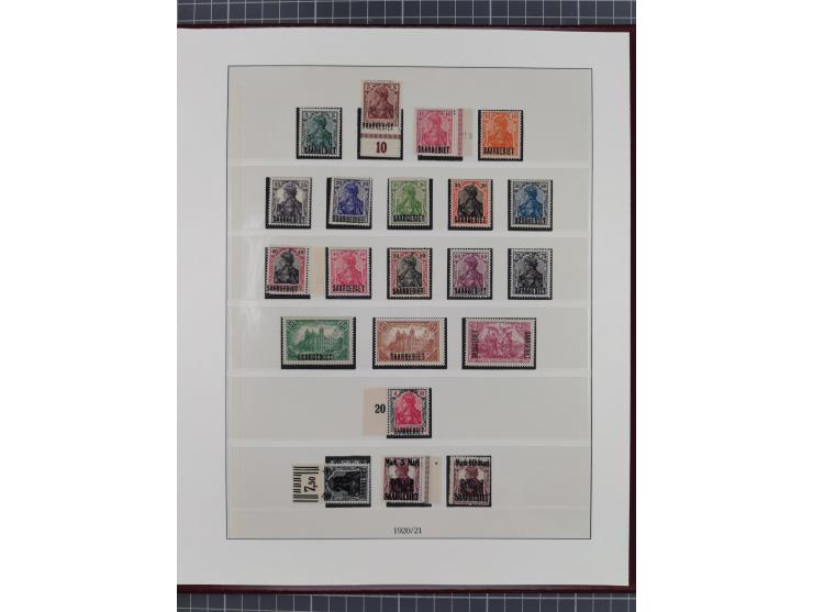 1920/59, in den Hauptnummern stark überkomplette fast ausnahmslos postfrische Sammlung inkl. Dienstmarken, dabei Mi.-Nr. 1-17