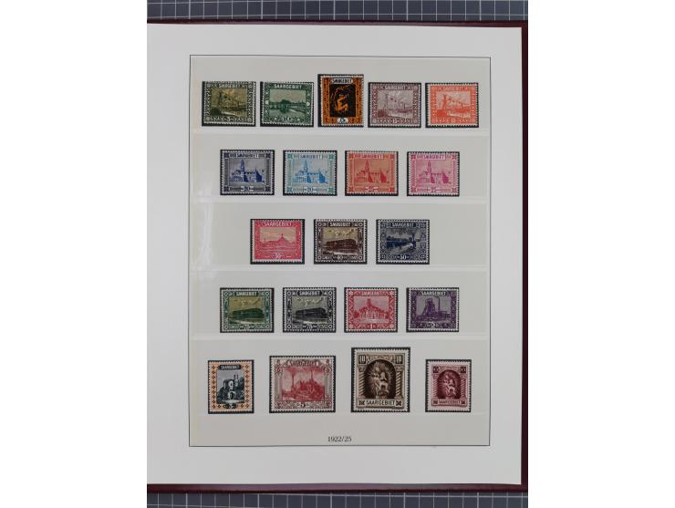 1920/59, in den Hauptnummern stark überkomplette fast ausnahmslos postfrische Sammlung inkl. Dienstmarken, dabei Mi.-Nr. 1-17