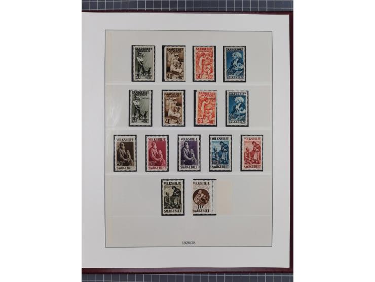 1920/59, in den Hauptnummern stark überkomplette fast ausnahmslos postfrische Sammlung inkl. Dienstmarken, dabei Mi.-Nr. 1-17