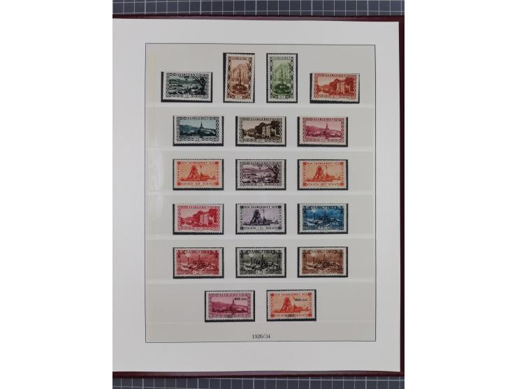 1920/59, in den Hauptnummern stark überkomplette fast ausnahmslos postfrische Sammlung inkl. Dienstmarken, dabei Mi.-Nr. 1-17