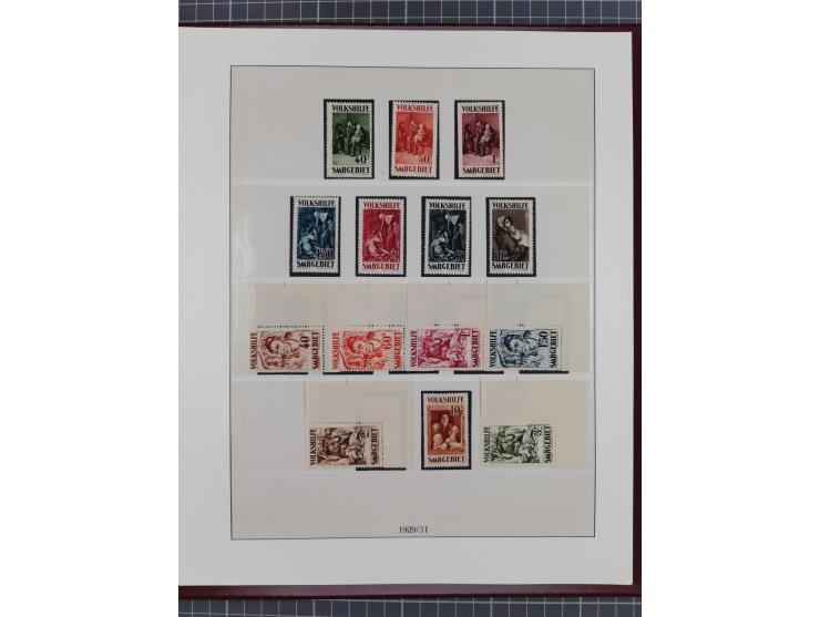 1920/59, in den Hauptnummern stark überkomplette fast ausnahmslos postfrische Sammlung inkl. Dienstmarken, dabei Mi.-Nr. 1-17