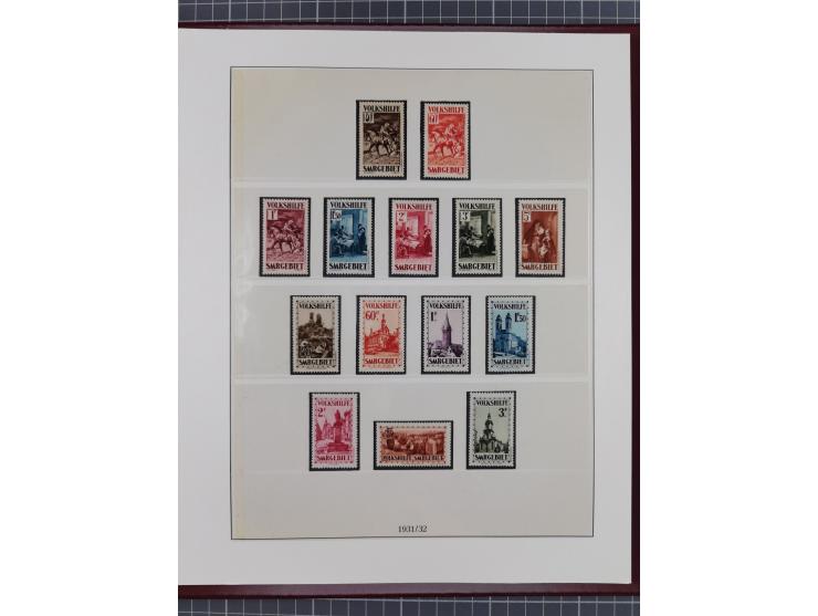 1920/59, in den Hauptnummern stark überkomplette fast ausnahmslos postfrische Sammlung inkl. Dienstmarken, dabei Mi.-Nr. 1-17