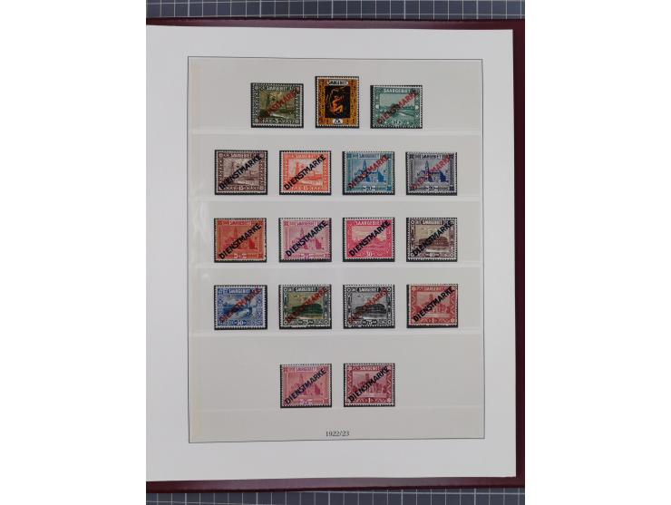 1920/59, in den Hauptnummern stark überkomplette fast ausnahmslos postfrische Sammlung inkl. Dienstmarken, dabei Mi.-Nr. 1-17