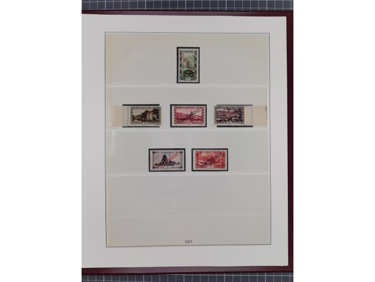 1920/59, in den Hauptnummern stark überkomplette fast ausnahmslos postfrische Sammlung inkl. Dienstmarken, dabei Mi.-Nr. 1-17