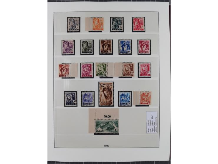 1920/59, in den Hauptnummern stark überkomplette fast ausnahmslos postfrische Sammlung inkl. Dienstmarken, dabei Mi.-Nr. 1-17